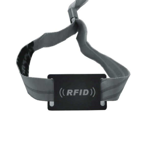 超軽量 C ナイロン RFID リストバンド -織物リストバンド