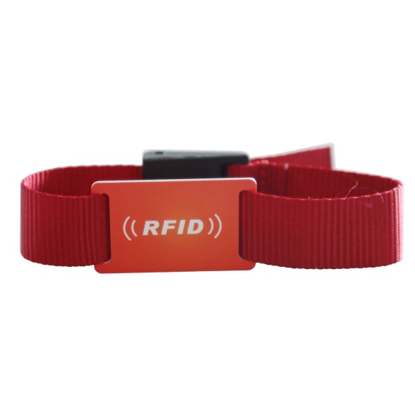 Vari stili RFID braccialetto intrecciato -Wristband tessuto