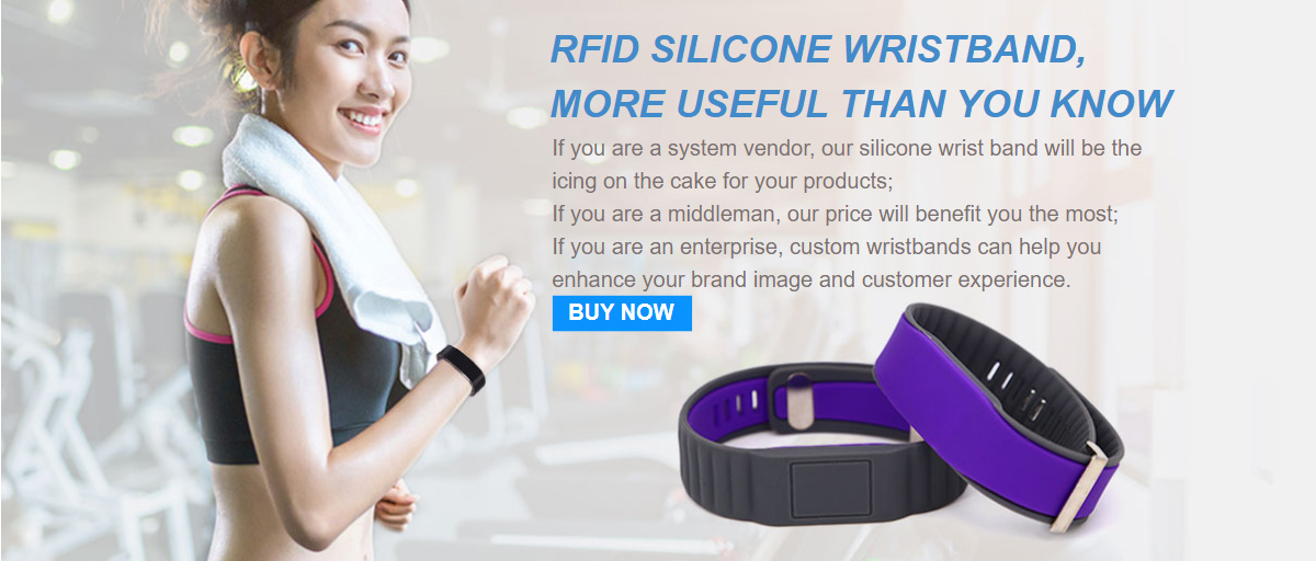 RFID silicone wristbands 